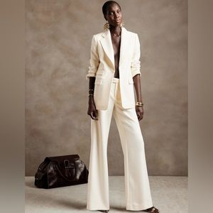 NWT! Banana Republic Cream Lido Wide Leg Wool Pants - bought the wrong size